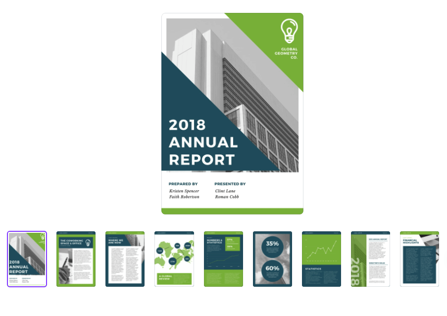 Modèle de rapport annuel d'une organisation à but non lucratif et exemples 2018