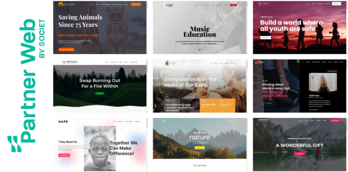 Partner Web Conception de sites web à but non lucratif