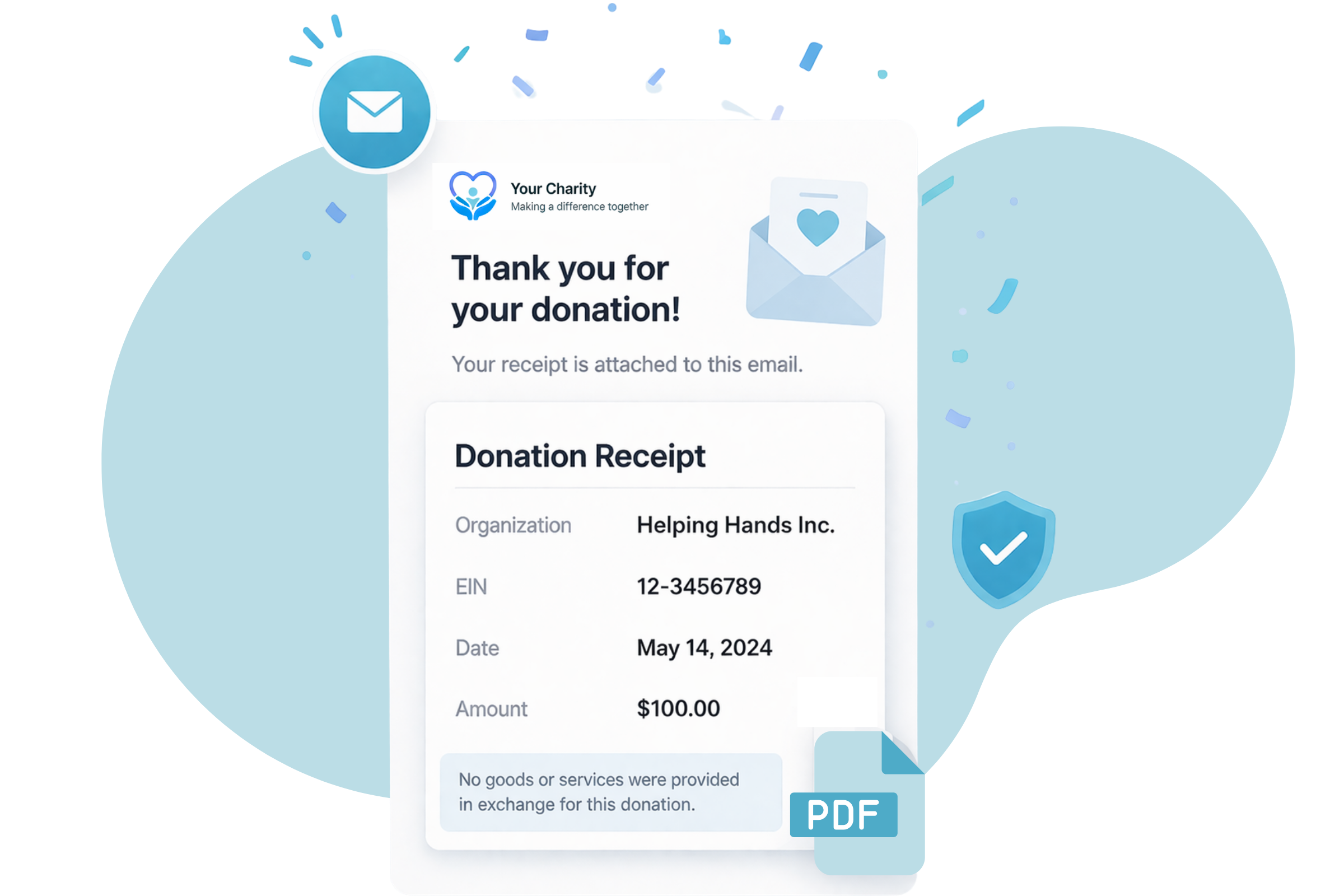 Automate Donation Receipts 501c3 IRS & CRA