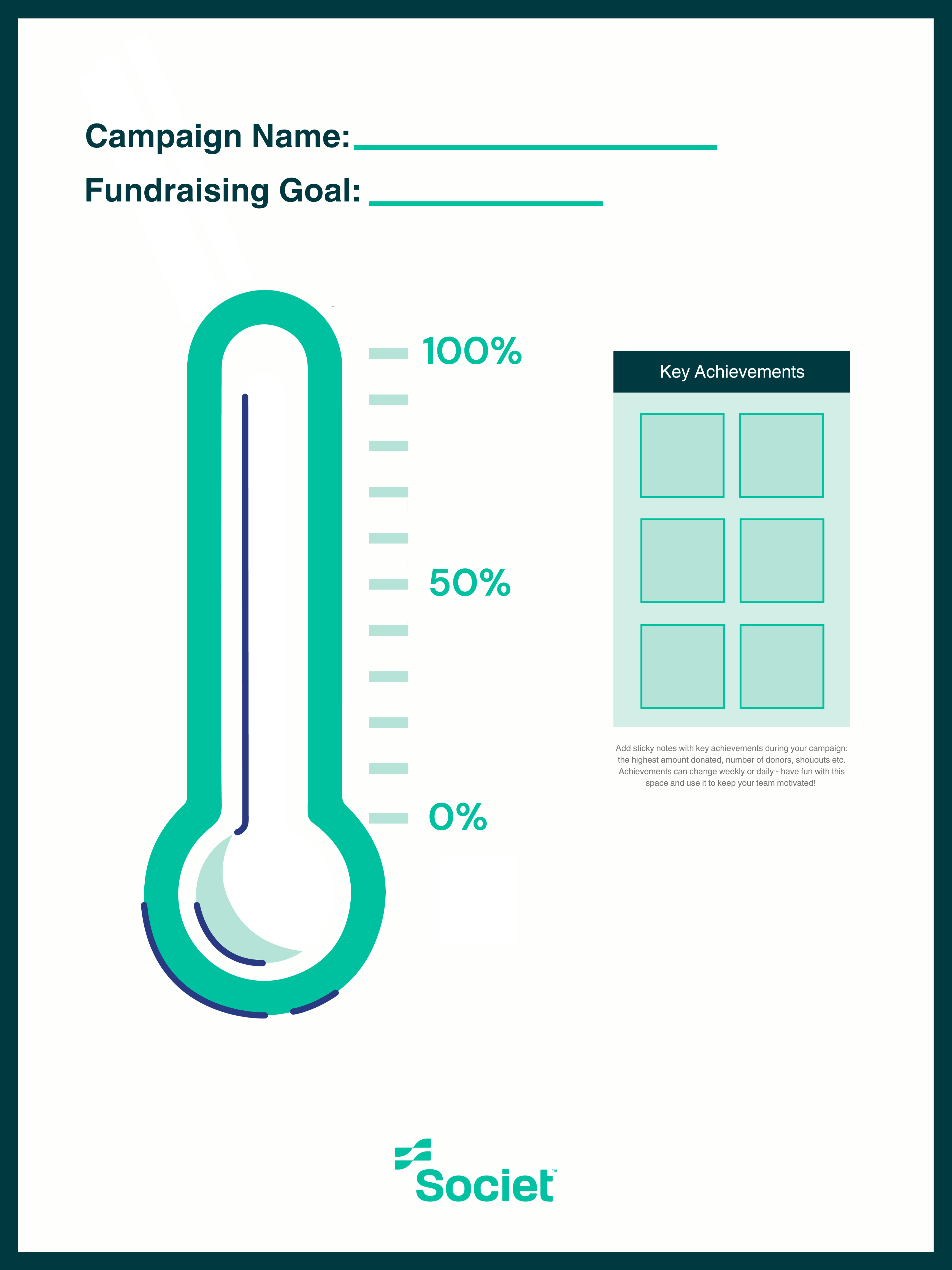 Fundraising Thermometer Download