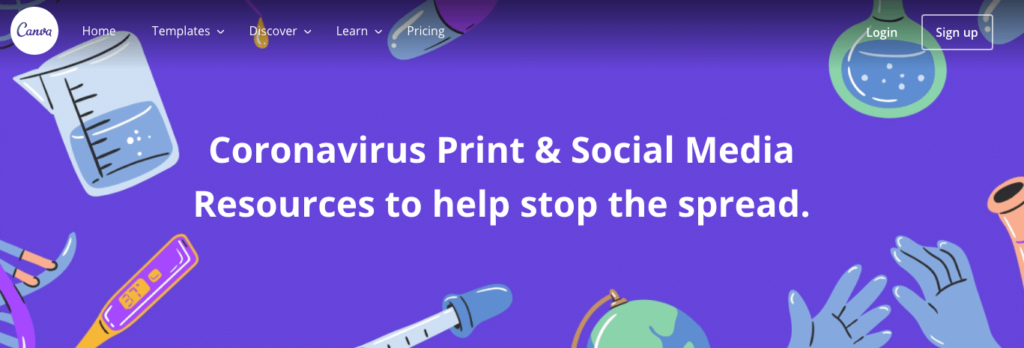 Ressources sur le coronavirus dans les médias imprimés et sociaux