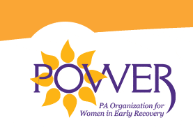 POWER Logo L'organisation de Pennsylvanie pour les femmes en début de rétablissement