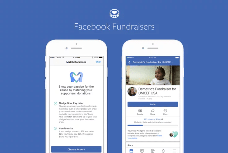 facebook fundraising