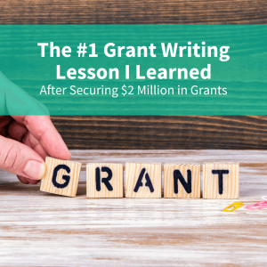Grant Writing Lesson Learned